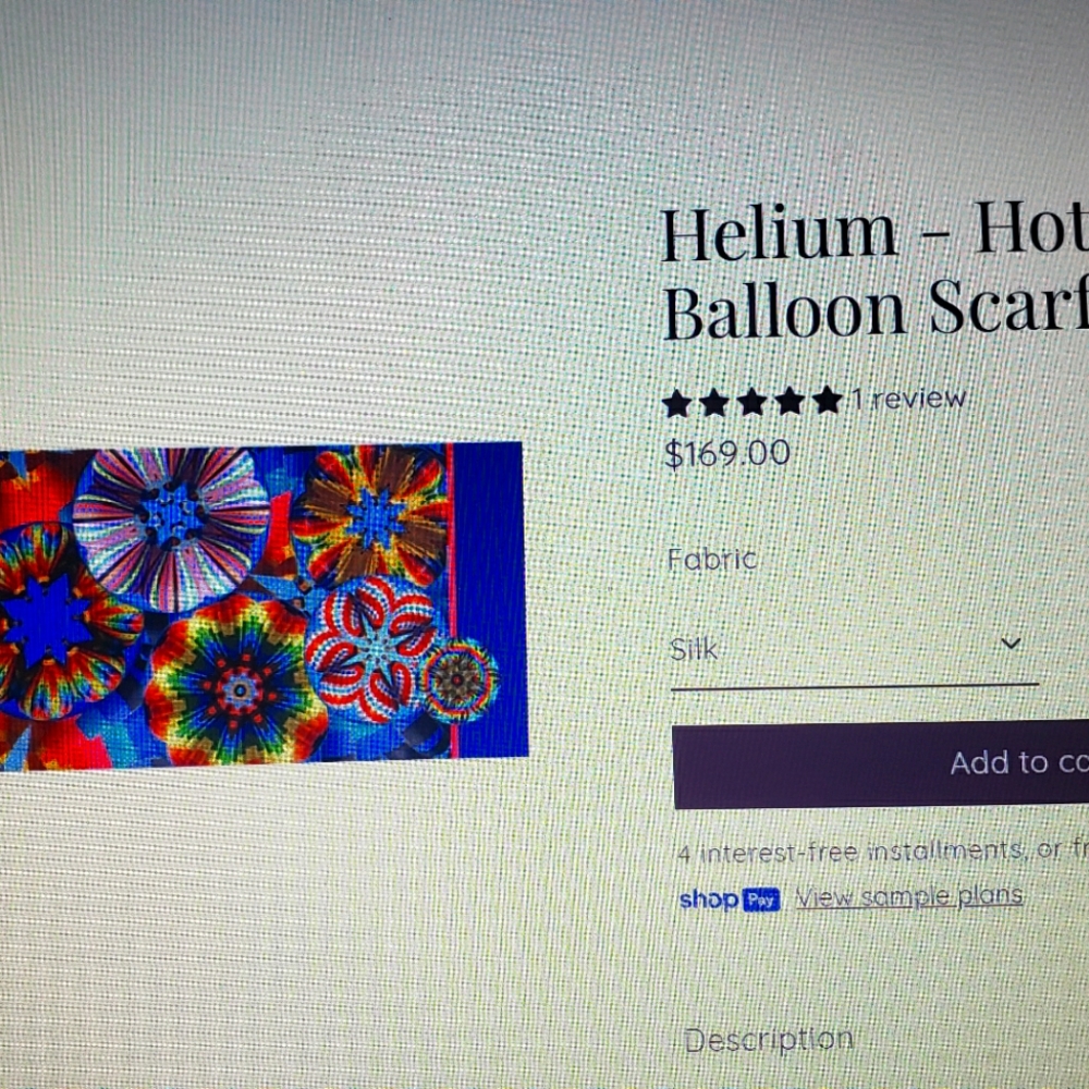 Wendy Newman Hot Air Ballon Scarf